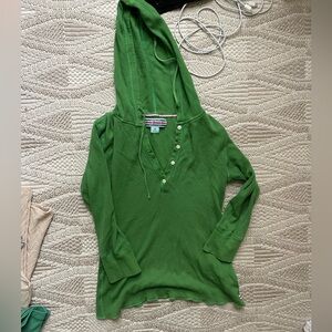Polo Ralph Lauren green quarter sleeve top